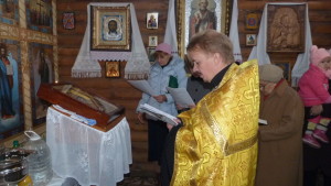 молебен пред иконой к частицей мощей Святителя Луки Крымского